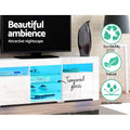 Artiss TV Cabinet Entertainment Unit 180cm White LED