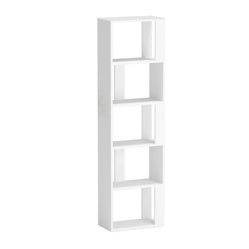 Artiss LINA White 5 Tier Bookshelf Storage Shelves Display