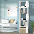 Artiss LINA White 5 Tier Bookshelf Storage Shelves Display