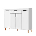 Artiss Shoe Rack Cabinet 26 Pairs Adjustable White