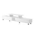 Artiss TV Cabinet Extendable 160-220cm White Entertainment Unit