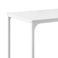 Artiss Bar Table High Dining Desk Metal Legs Cafe White 120cm