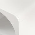 Artiss White Arched Bedside Table Storage Nightstand Shelves
