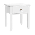 Artiss Bedside Table 1 Drawer White