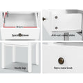 Artiss Bedside Table 1 Drawer White