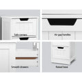 Artiss 4 Drawer Chest White Storage Bedroom Furniture