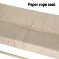 Artiss Dining Bench 100cm Paper Rope Seat Wooden Chair