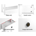 Artiss Console Table 3 Drawers 100cm White