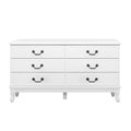 Artiss KUBI 6 Drawer Chest White