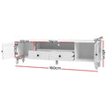 Artiss TV Cabinet 160cm White Entertainment Unit