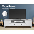 Artiss TV Cabinet 160cm White Entertainment Unit