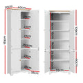 Artiss Buffet Sideboard 4 Door White Storage Cabinet