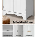 Artiss Buffet Sideboard 4 Door White Storage Cabinet