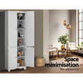 Artiss Buffet Sideboard 4 Door White Storage Cabinet
