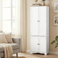 Artiss Buffet Sideboard 4 Door White Storage Cabinet