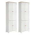 Artiss 2x Buffet Sideboard Pantry Cabinet Cupboard 6-Tiers Storage Shelves BERNE