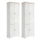 Artiss 2x Buffet Sideboard Pantry Cabinet Cupboard 6-Tiers Storage Shelves BERNE