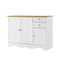 Artiss Buffet Sideboard 3 Door White BERNE Storage Cabinet