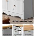 Artiss Buffet Sideboard 3 Door White BERNE Storage Cabinet
