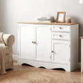 Artiss Buffet Sideboard 3 Door White BERNE Storage Cabinet