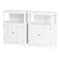 Artiss 2x Buffet Sideboard Cabinet Server Cupboard Kitchen Bathroom Storage IVOR