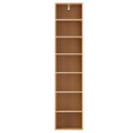 Artiss MILO 7 Tier Bookshelf Pine Wood Storage Shelves