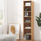 Artiss MILO 7 Tier Bookshelf Pine Wood Storage Shelves