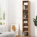 Artiss 8 Tier Bookshelf MILO Pine Wood Storage