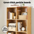 Artiss 4 Tier Bookshelf Bookcase Pine Wood Storage 80cm