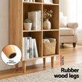 Artiss 4 Tier Bookshelf Bookcase Pine Wood Storage 80cm