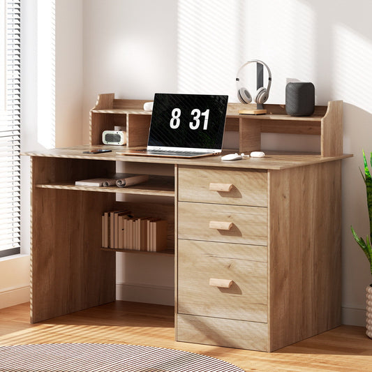 Artiss Computer Desk with Shelf Drawer Office Study Table