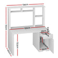 Artiss Computer Desk with Bookshelf Drawer Cabinet Storage