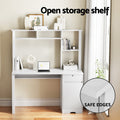 Artiss Computer Desk with Bookshelf Drawer Cabinet Storage