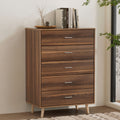 Artiss 5 Chest of Drawers MIRI Walnut