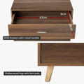 Artiss 5 Chest of Drawers MIRI Walnut