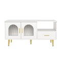 Artiss LED Coffee Table White Shelf Drawer Storage
