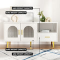 Artiss LED Coffee Table White Shelf Drawer Storage