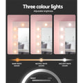 Artiss Dressing Table with Stool 12 LED Bulbs White