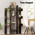 Artiss Tree-Shaped Bookshelf ROMI Walnut Wood Storage