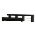 Artiss TV Cabinet Entertainment Unit 215cm Black LED