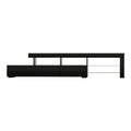 Artiss TV Cabinet Entertainment Unit 215cm Black LED