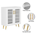 Artiss Shoe Rack 5-Tier 20 Pairs Storage Cabinet LED Light