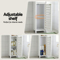 Artiss Bathroom Cabinet 3-Tier Toilet Paper Holder White Slim