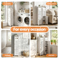 Artiss Bathroom Cabinet 3-Tier Toilet Paper Holder White Slim
