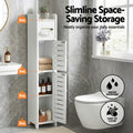 Artiss 2x Bathroom Cabinet 3-Tier Toilet Paper Holder White
