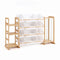 Keezi 3-in-1 Kids Toy Storage Organiser with 12 Bins, Shelves & Animal Storage