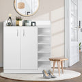 Artiss Shoe Rack Cabinet 21 Pairs Adjustable Shelves White