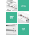 Artiss Shoe Rack Cabinet 36 Pairs Adjustable Shelves White