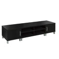 Artiss TV Cabinet 190cm Black Entertainment Unit