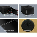 Artiss TV Cabinet 190cm Black Entertainment Unit